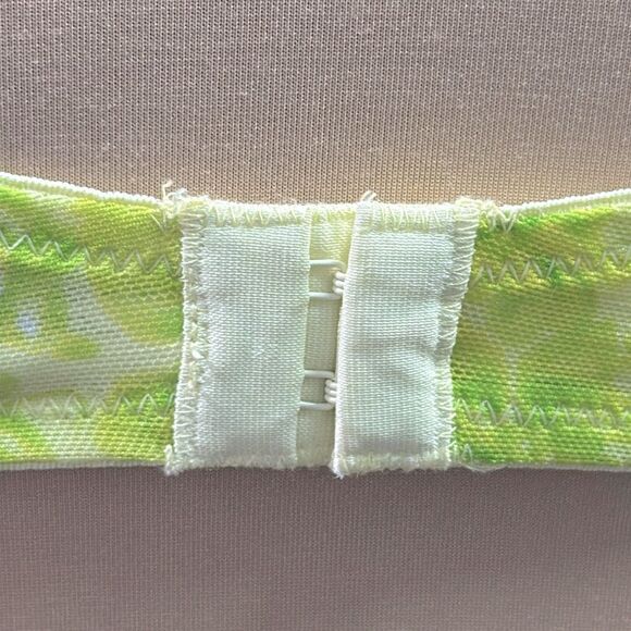 Disney Tinker Bra 38C Push Up Fairy Underwire Lime Green Ruffle - Picture 9 of 13